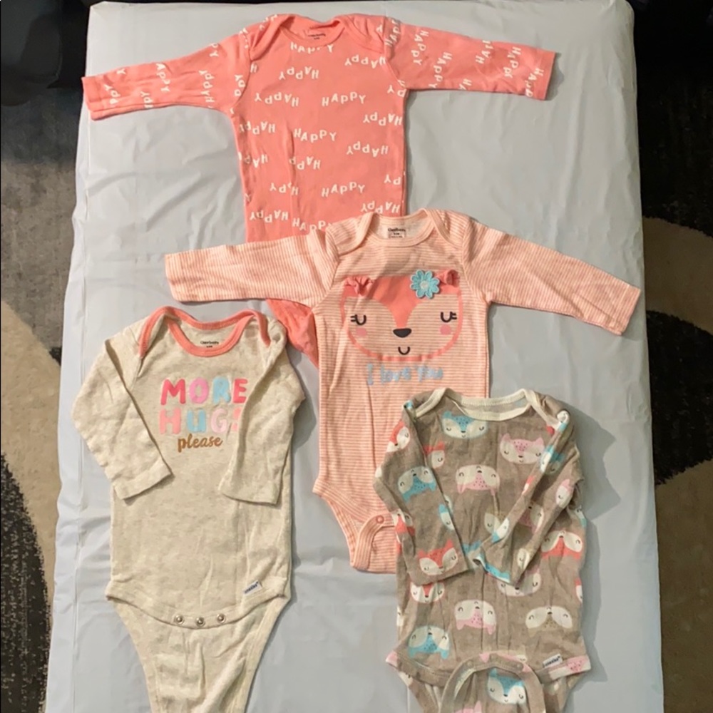 4 for $11 Baby Girl Onesies 🎀